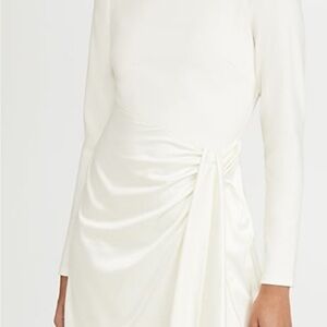Likely White Long Sleeve Sheath Dress